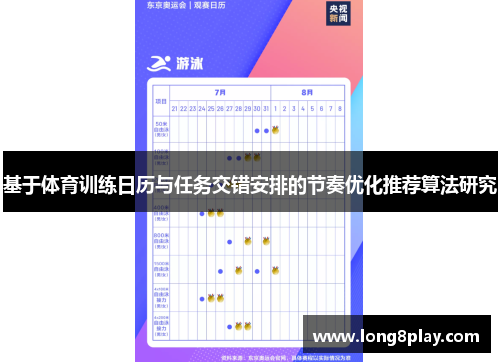 基于体育训练日历与任务交错安排的节奏优化推荐算法研究